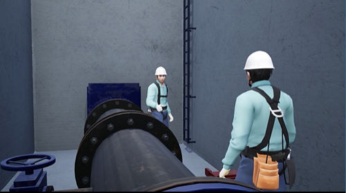 水道幹線排水室内でのガス爆発のサムネイル画像